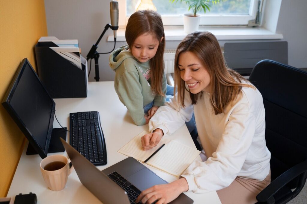 mother getting tips to get most out of your  tutoring services