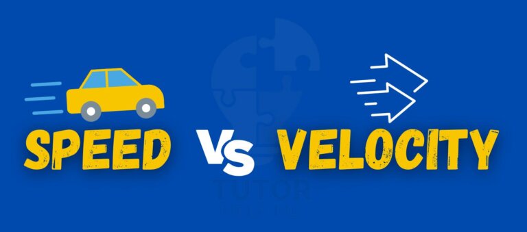 A visual comparison illustrating the differences between speed and velocity, highlighting their distinct definitions and applications.